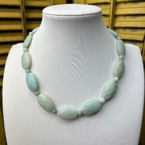 Napier Mint Green Stone Necklace